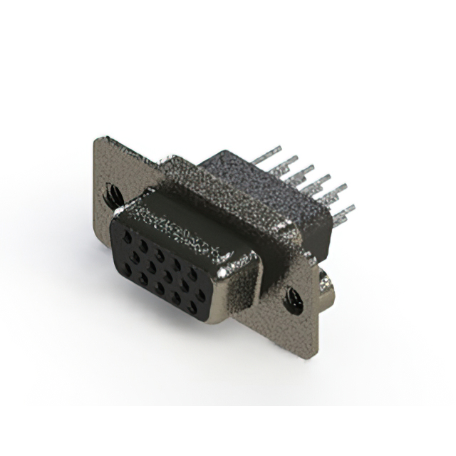CONN D-SUB HD RCPT 15P VERT SLDR
