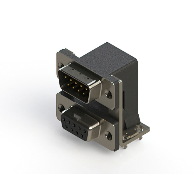 CONN D-SUB PLUG/RCPT 9P R/A SLDR