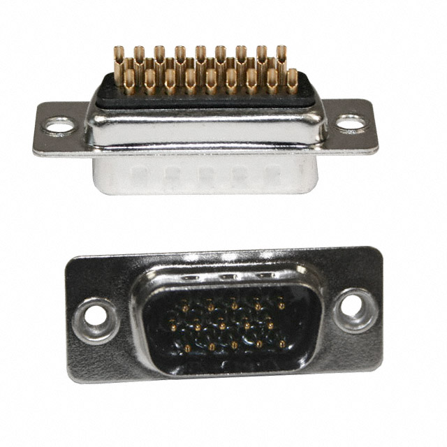 CONN D-SUB HD PLUG 44POS PNL MNT