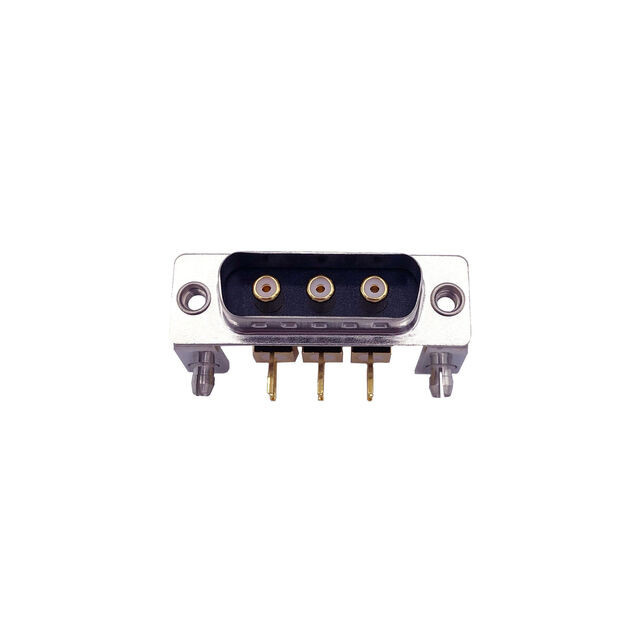 CONN D-SUB PLUG 3POS R/A SOLDER