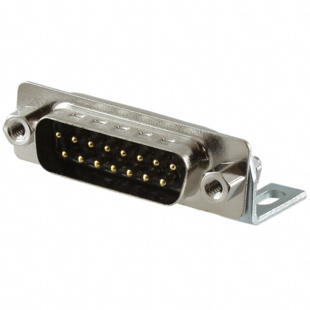CONN D-SUB PLUG 15POS R/A SOLDER