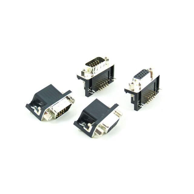 HD D-SUB R/A 15 PIN FEMALE