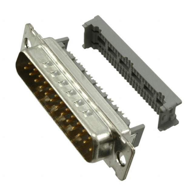 CONN D-SUB PLG 25POS PNL MNT IDC