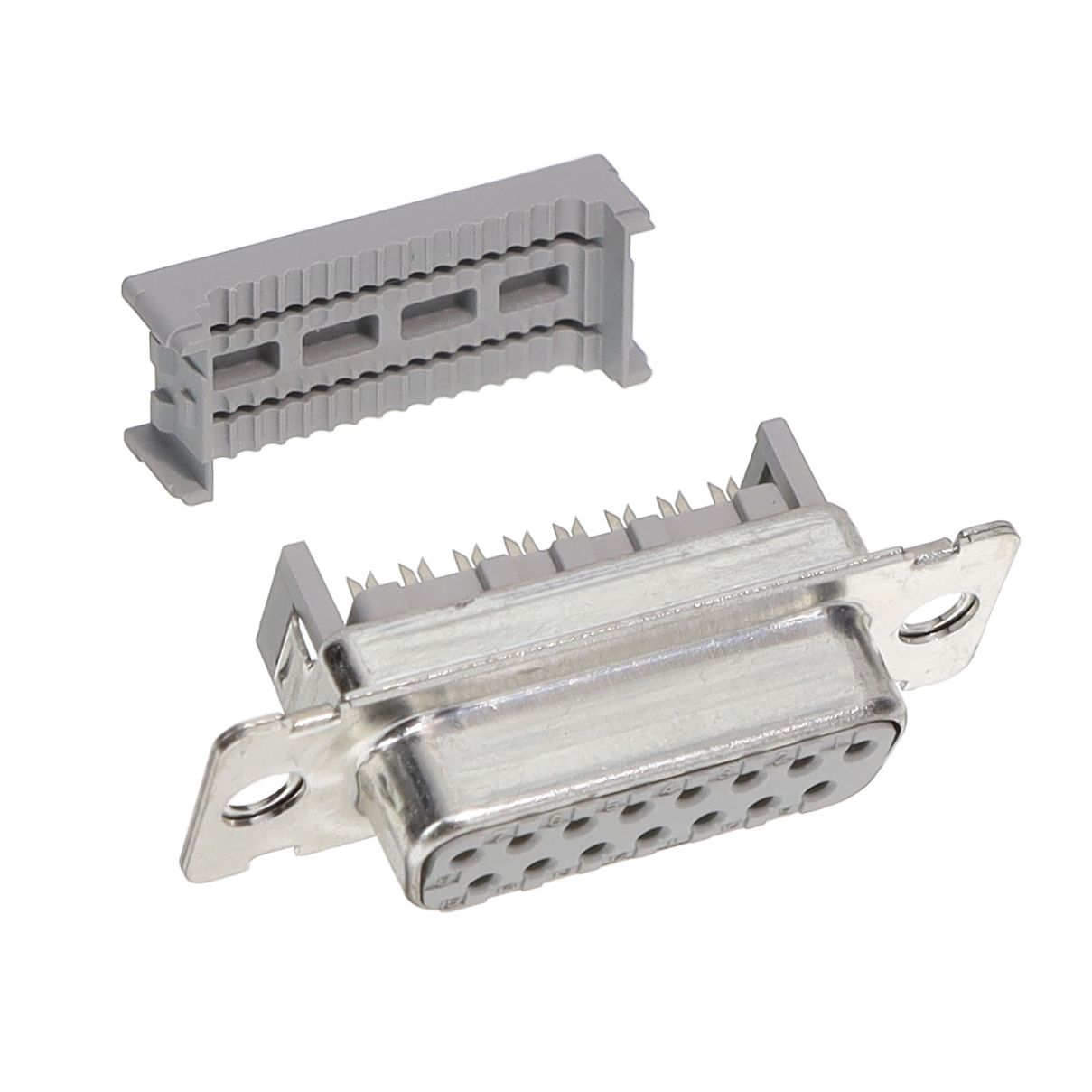 CONN D-SUB RCPT 15POS PNL MT IDC