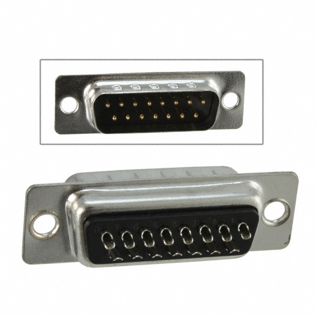CONN D-SUB PLUG 15POS PNL MNT