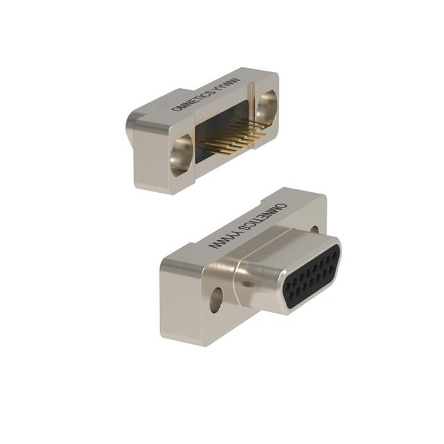 CONN MICRO-D PLG 15POS VERT SLDR