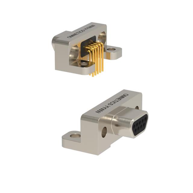 CONN MICRO-D PLUG 9POS R/A SLDR