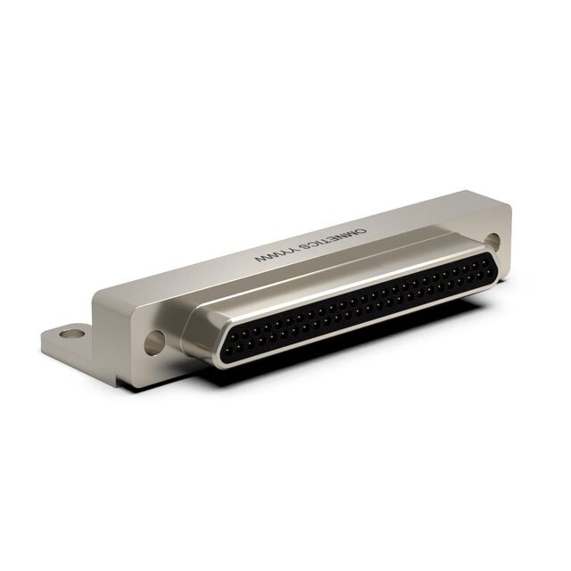 CONN D-TYPE PLUG 51POS R/A SLDR