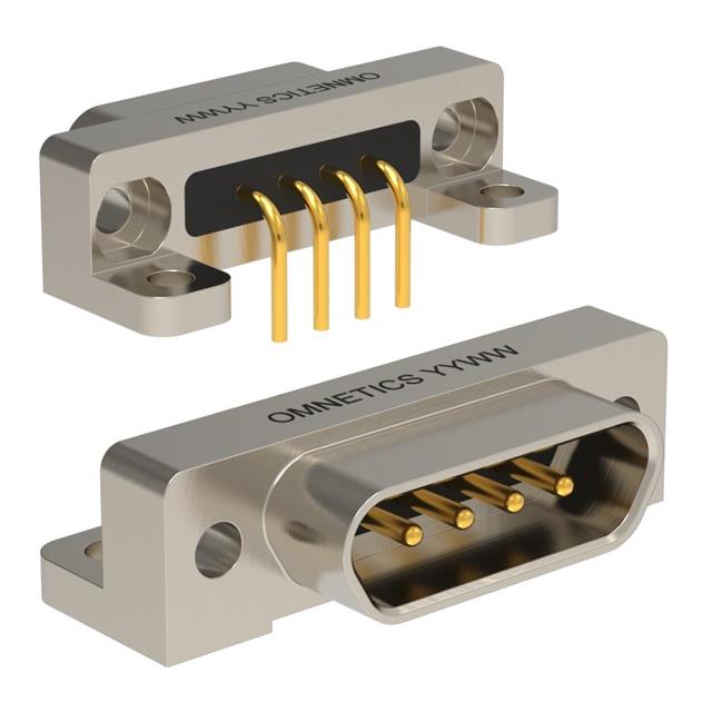 CONN MICRO-D RCPT 4POS R/A SLDR