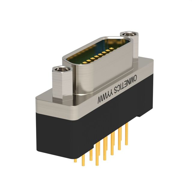 CONN MICRO-D RCPT 21P VERT SLDR