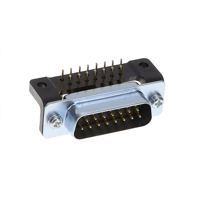 D-SUB, PCB SIDE, RIGHT , 15 POS,