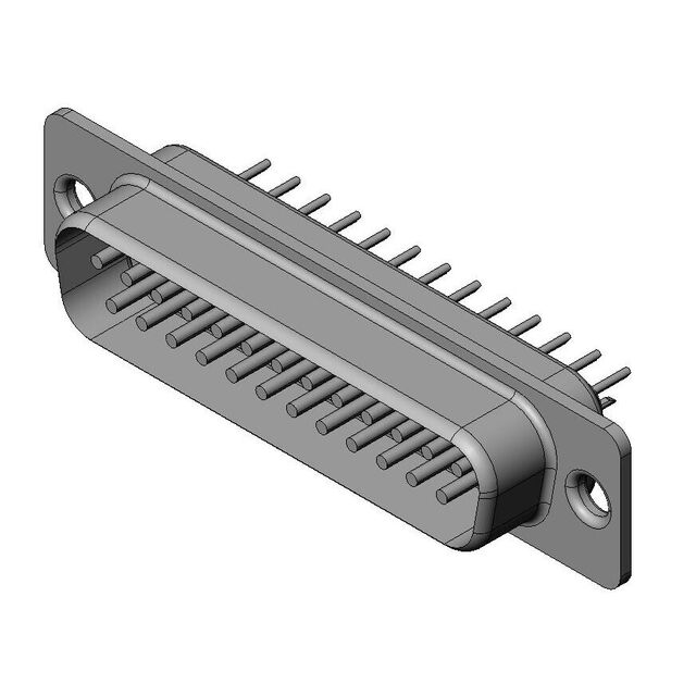 CONN D-SUB PLG 25POS PNL MT SLDR