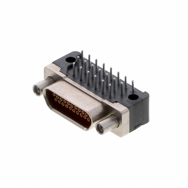 CONN MICRO-D RCPT 21P VERT SLDR