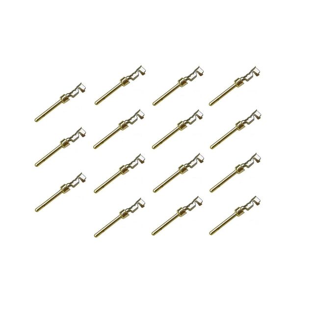 CONN D-SUB HD PLUG 15POS CRIMP
