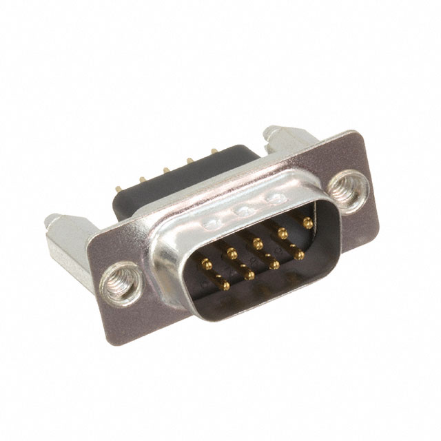 CONN D-SUB PLUG 9POS VERT SOLDER