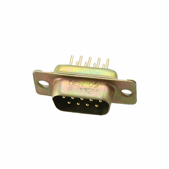 CONN D-SUB PLUG 9POS VERT SOLDER