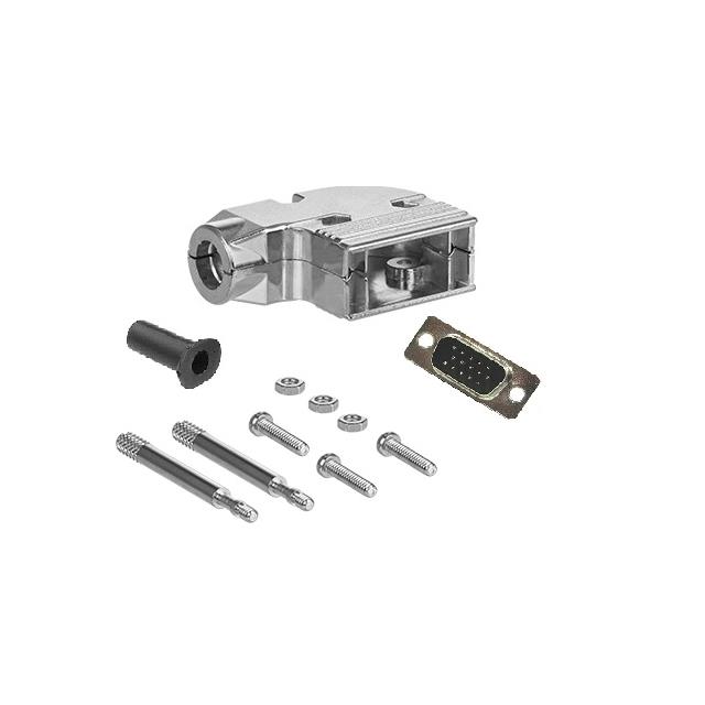 CONN D-SUB HD PLUG 15POS SOLDER