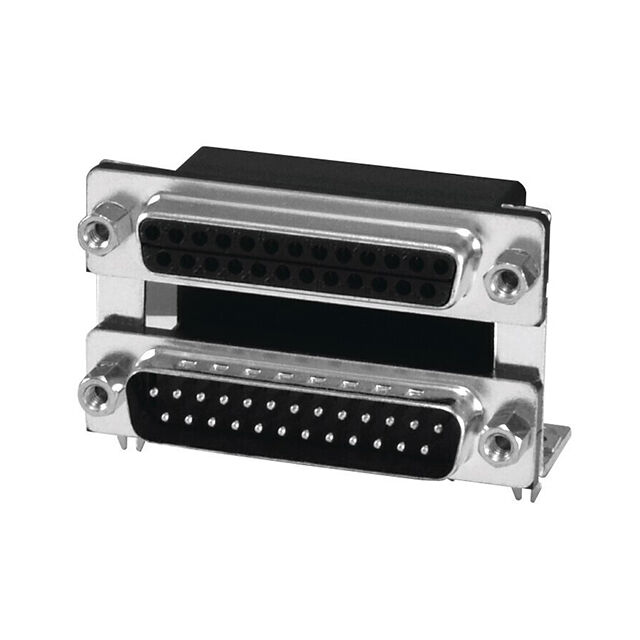 CONN D-SUB PLUG 25POS R/A SLDR