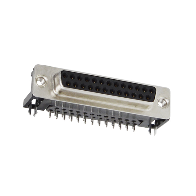CONN D-SUB RCPT 25POS R/A SOLDER