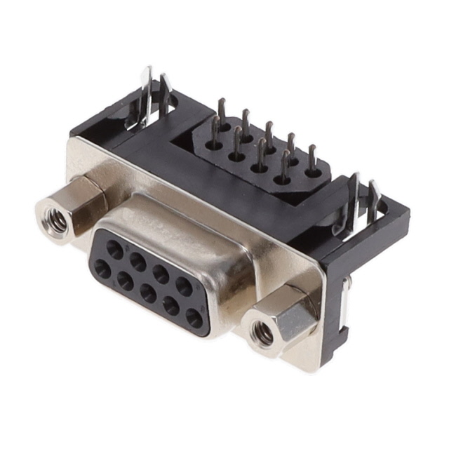 CONN D-SUB RCPT 9POS R/A SOLDER