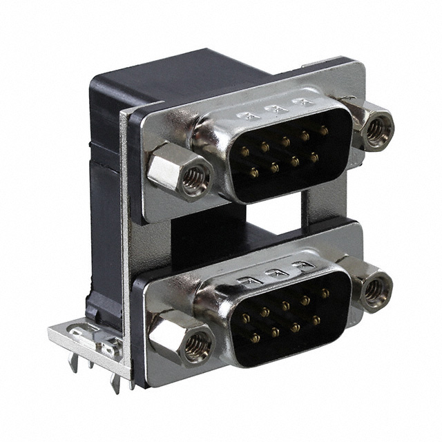 CONN D-SUB PLUG 9POS R/A SLDR