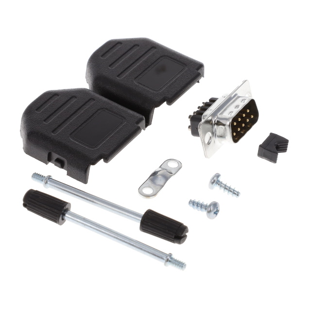 CONN D-SUB PLUG 9POS SCREW