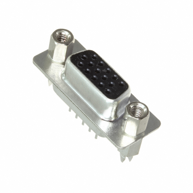 CONN D-SUB HD RCPT 15P VERT SLDR