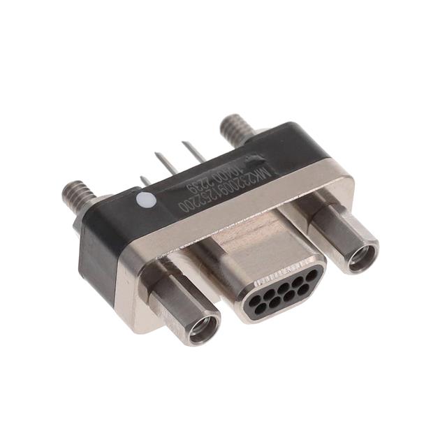 CONN MICRO-D PLUG 9POS VERT SLDR