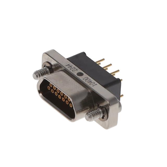 CONN MICRO-D RCPT 15P VERT SLDR