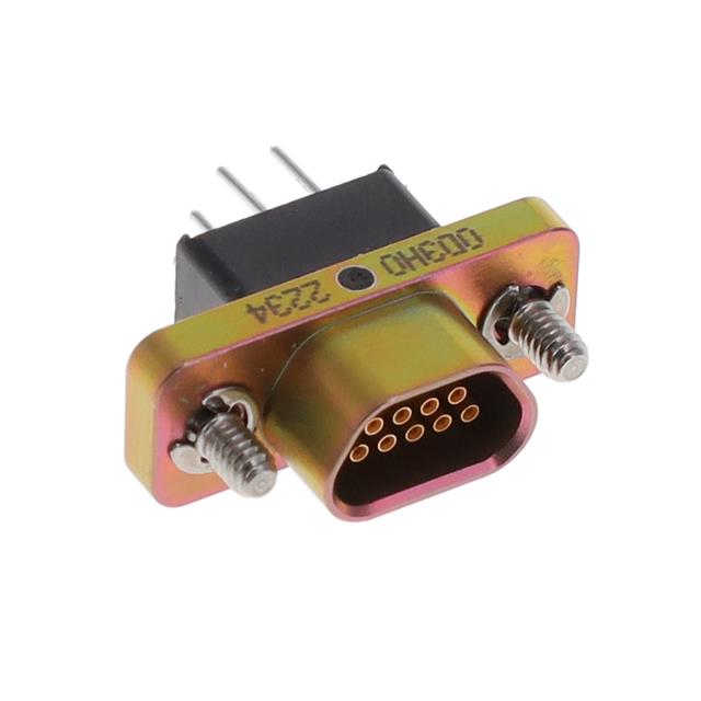 CONN MICRO-D RCPT 9POS VERT SLDR