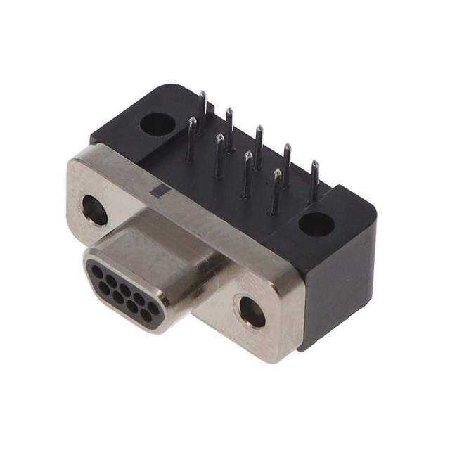 CONN MICRO-D PLUG 9POS R/A SLDR