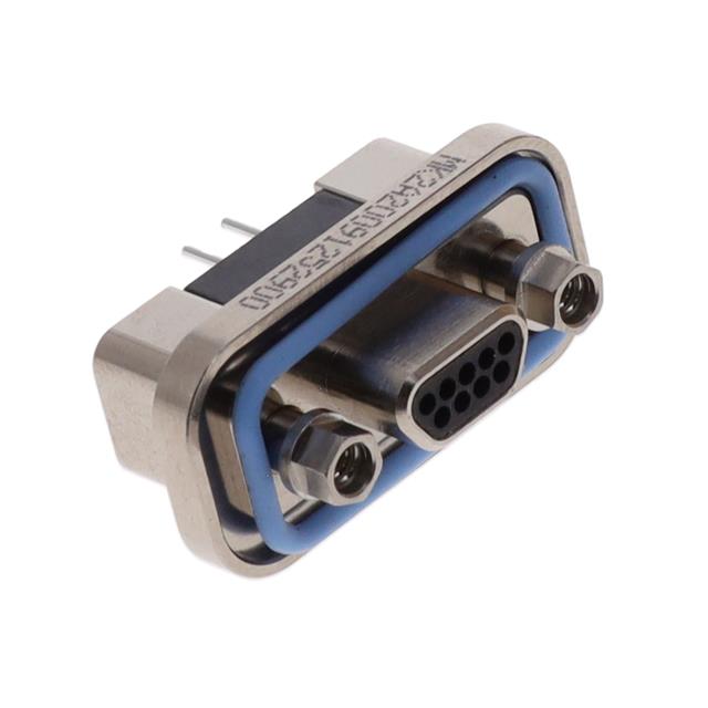 CONN MICRO-D PLUG 9POS VERT SLDR