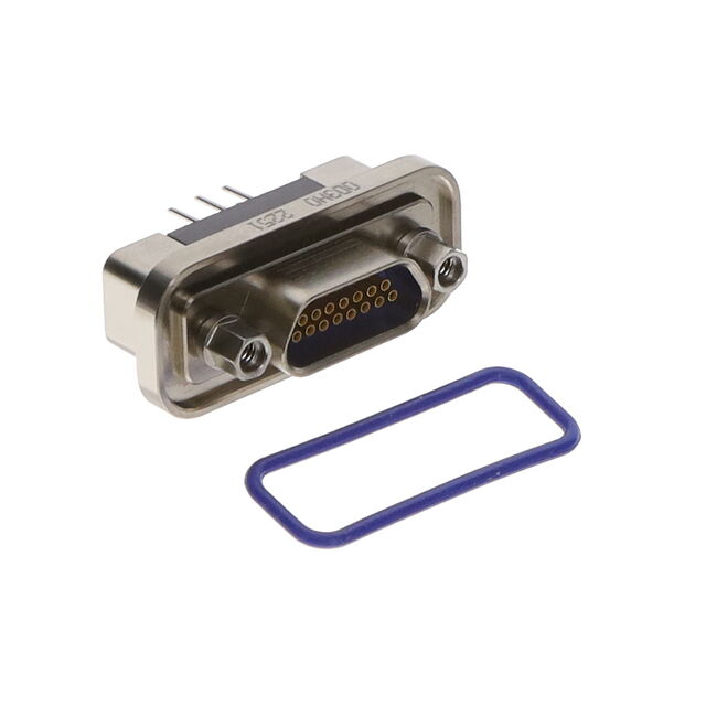 CONN MICRO-D RCPT 15P VERT SLDR
