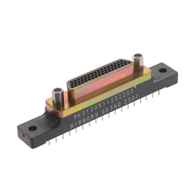 CONN MICRO-D PLG 51POS VERT SLDR