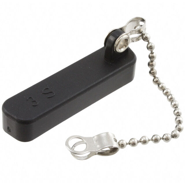 DUST CAP 25POS FEMALE W/LANYARD