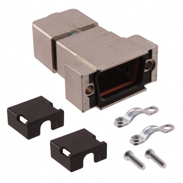 CONN BACKSHELL 9POS 180DEG SHLD