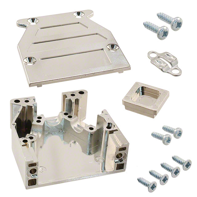 CONN BACKSHELL 15P 45/180DEG SHD