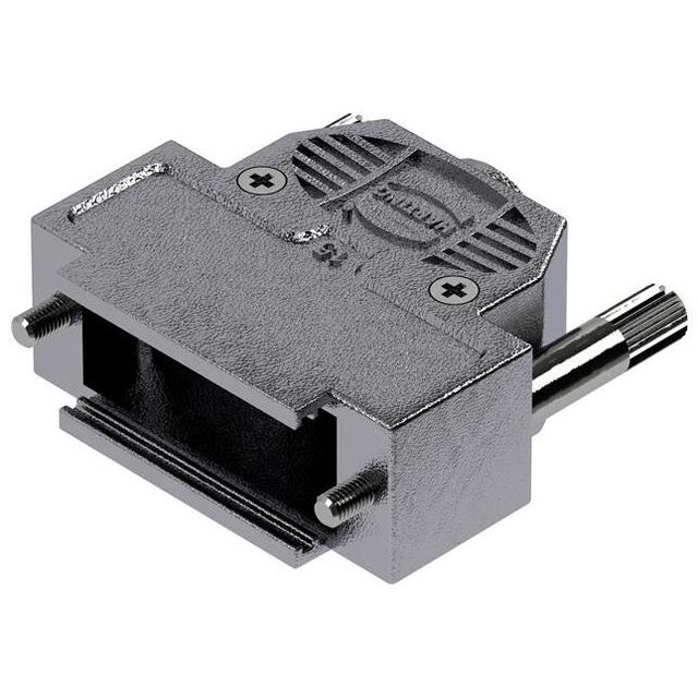 D-SUB 15PIN METALLIZED HOOD, TOP