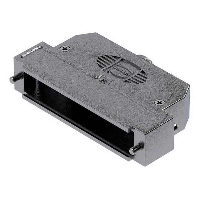 D-SUB 37PIN METALLIZED HOOD, TOP