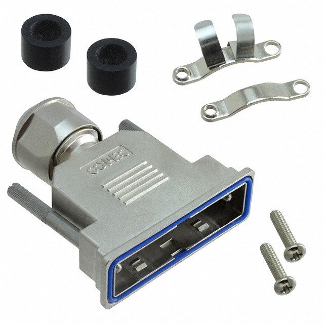 CONN BACKSHELL 25POS 180DEG SHLD
