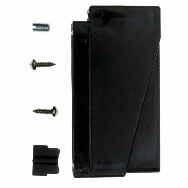 CONN BACKSHELL 50POS 90DEG BLACK