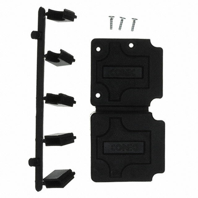 CONN BACKSHELL 25P 90/180DEG BLK