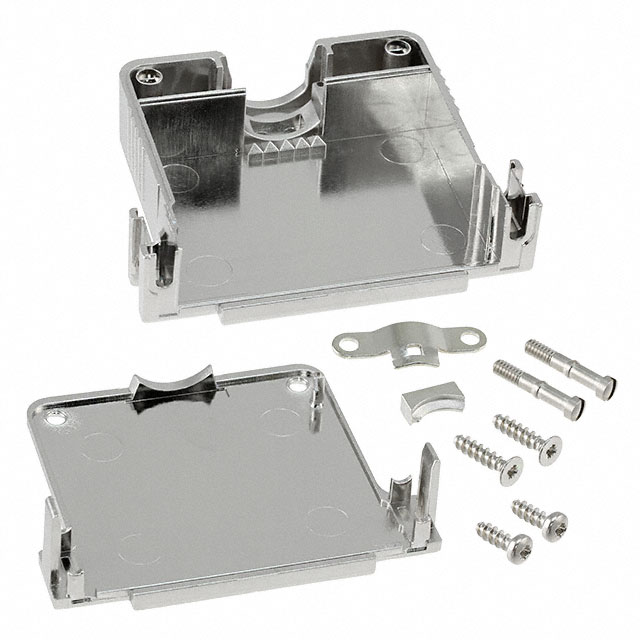 CONN BACKSHELL 37POS 180DEG SHLD