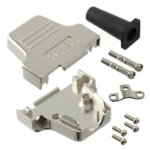 CONN BACKSHELL 15POS 180DEG SHLD