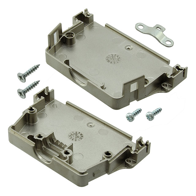 CONN BACKSHELL 37POS 180DEG SHLD