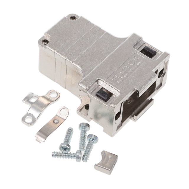 CONN BACKSHELL 9POS 180DEG SHLD