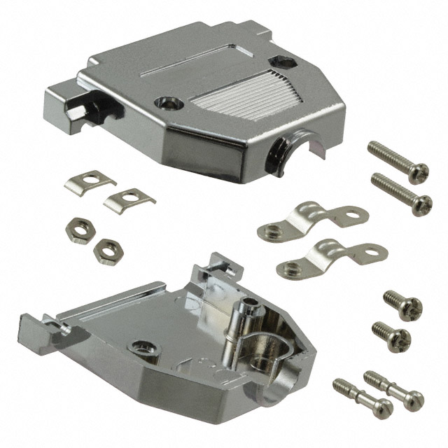 CONN BACKSHELL 25POS 180DEG SHLD