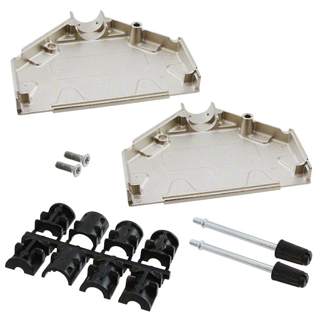 CONN BACKSHELL 37POS 180DEG SHLD