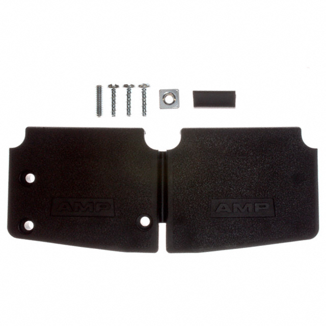 CONN BACKSHELL 50P 45/180DEG BLK