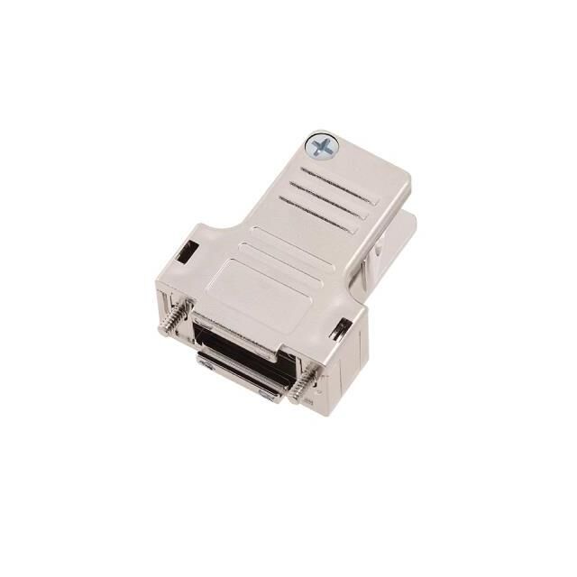 CONN BACKSHELL 9POS 65DEG SHLD
